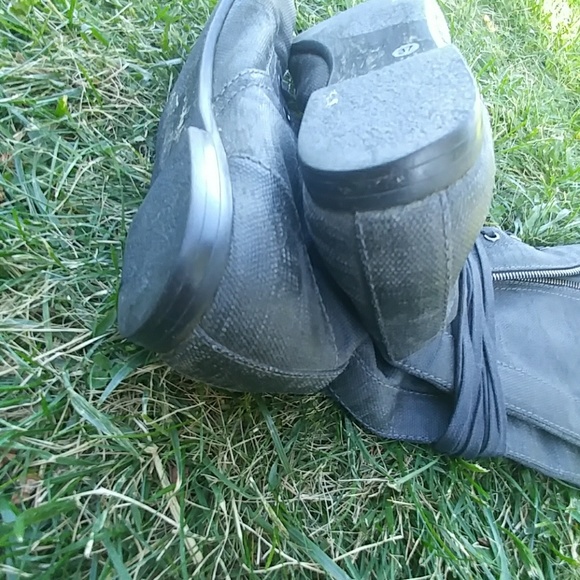 Giuseppe Zanotti charcoal gray lace up boots - Picture 7 of 8